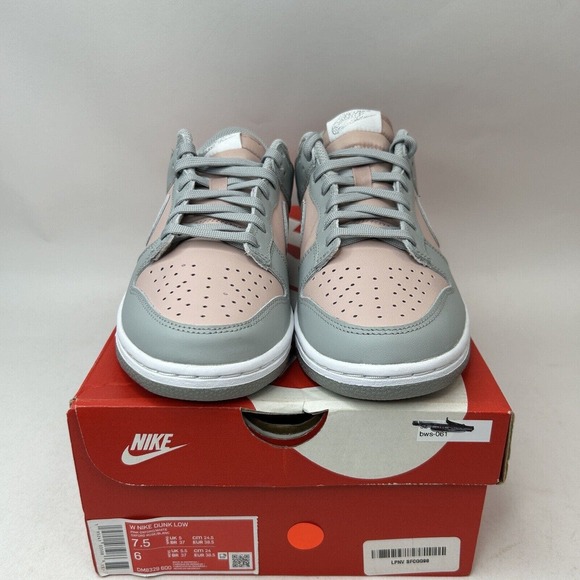 Nike Shoes Dunk Low WMNS “Soft Grey Pink Oxford” 2024 - Picture 2 of 5